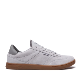 Mens Supra Low Top Shoes ELEVATE Lt Grey/gum | AU-76326